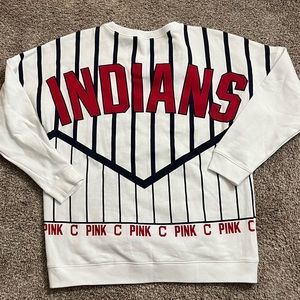 Cleveland Indians PINK crew neck
